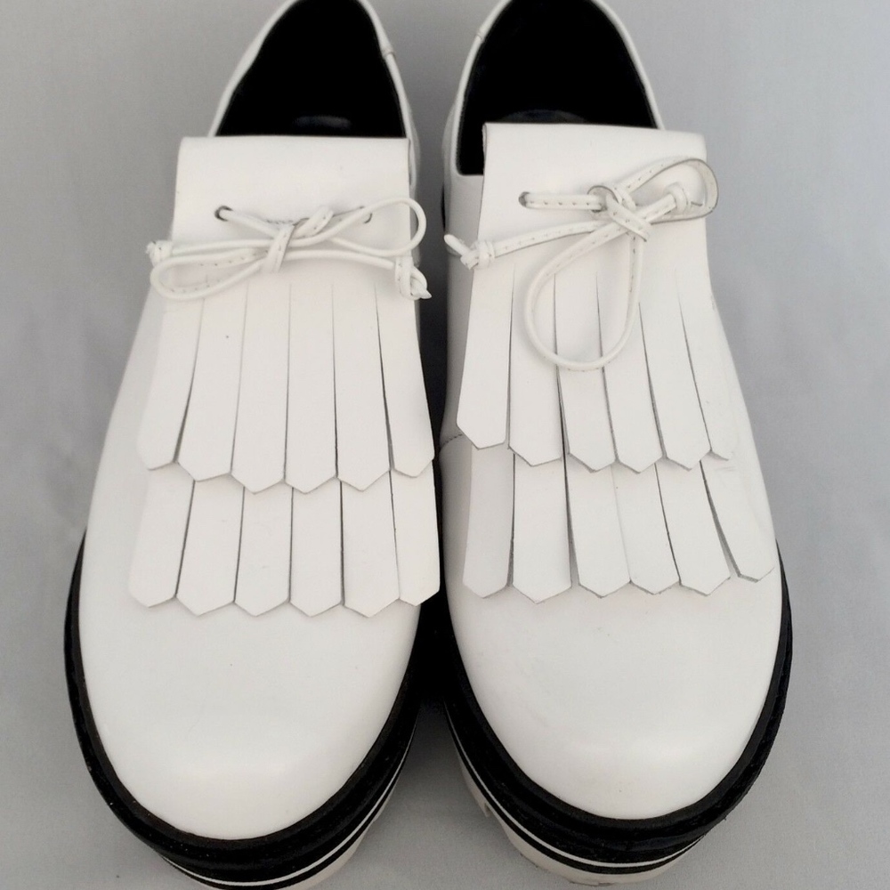 LA CORDE BLANCHE White Leather Women's Shoes